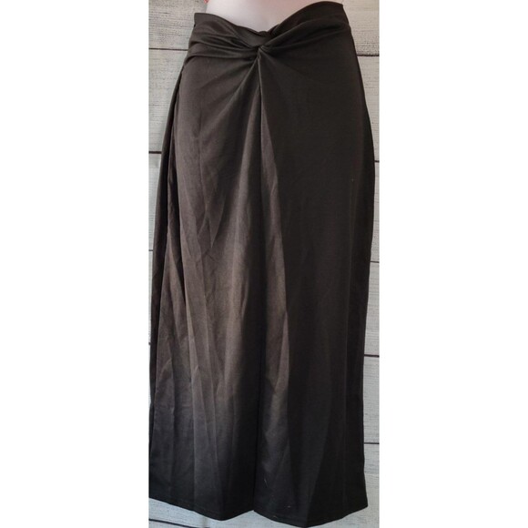 Wrap High Split Summer Midi Skirts Elastic High Waist Maxi Sz S - Picture 4 of 8